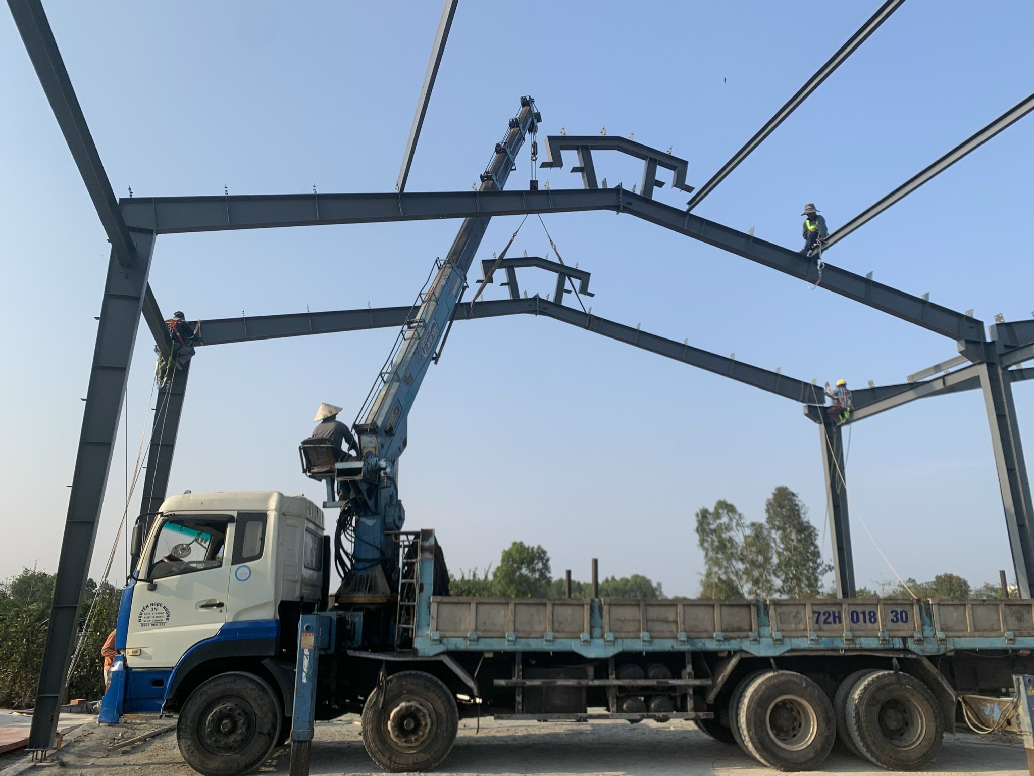 Khung Kết Cấu Thép Tiền Chế